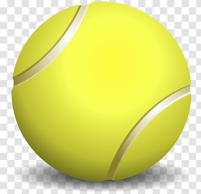 Tennis Ball Clip Art - Sphere - Yellow Transparent PNG