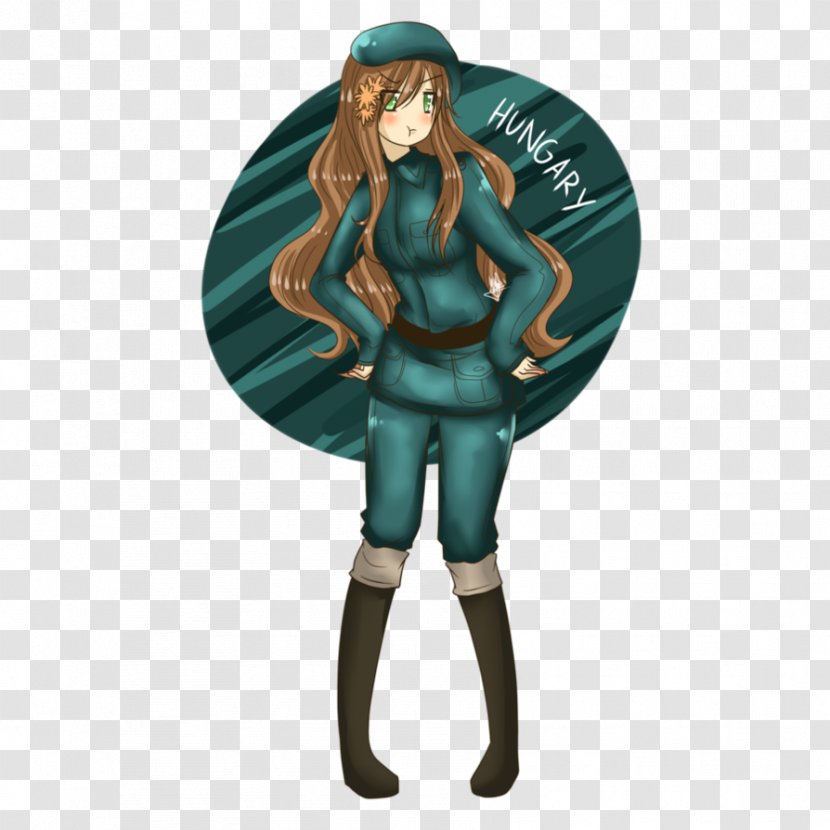 Hungary European Union Military Character Figurine - Teal - Army Suit Transparent PNG