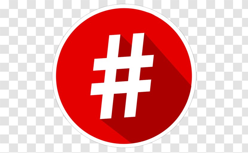 Hashtag Social Media Symbol - Signage Transparent PNG