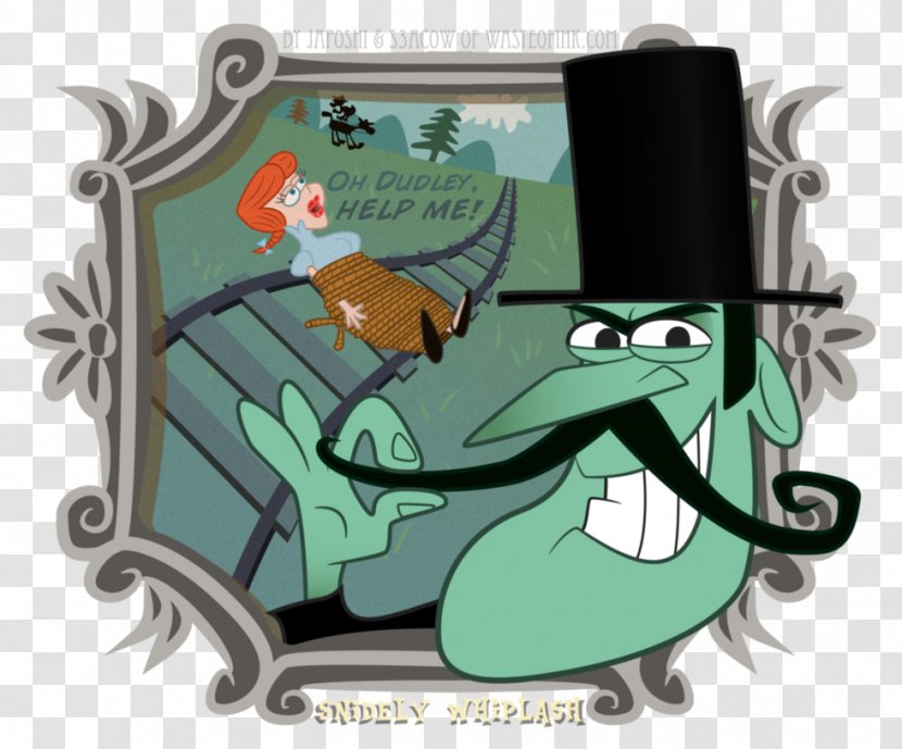 Snidely Whiplash Dudley Do-Right Villain Boris Badenov Cartoon - Doright - Sweating Transparent PNG