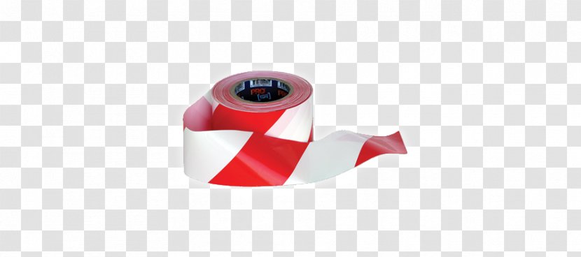 Adhesive Tape Barricade Red Plastic - Raised Pavement Marker Transparent PNG