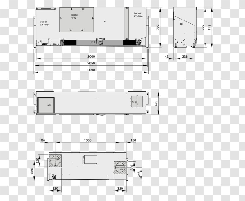 TROX GmbH HESCO Schweiz Ventilation VDI 6022 Building - Drawing - Black And White Transparent PNG