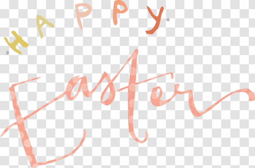 Logo Line Desktop Wallpaper Font - Computer - Happy Easter Typography Transparent PNG