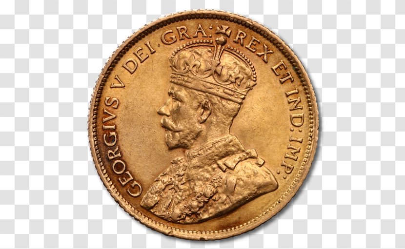 Sovereign United Kingdom Gold Coin - Bullion Transparent PNG
