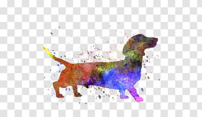 Dachshund Puppy Silhouette - Hound - Romero Transparent PNG