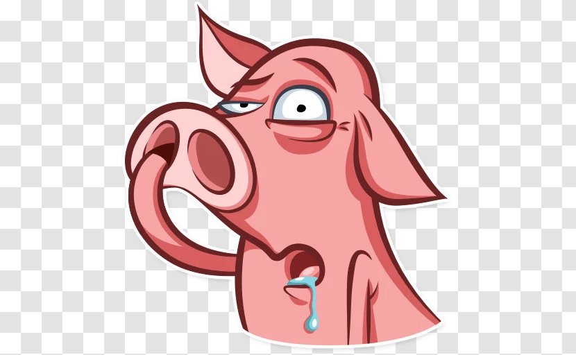Snout Clip Art Illustration Pink M Mouth - Silhouette - Elephants Transparent PNG