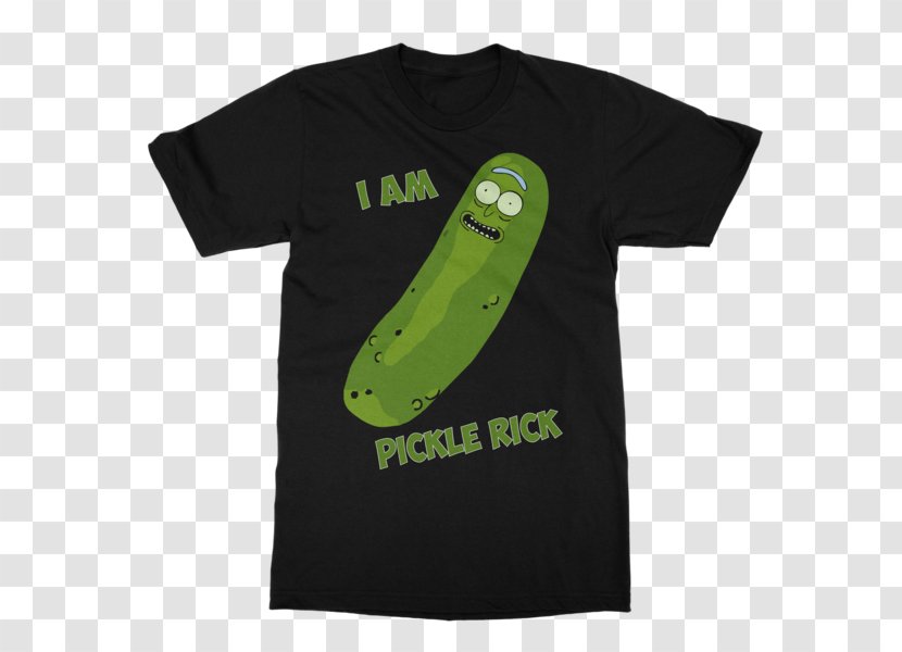 T-shirt Hoodie Clothing Sleeve - Green - Pickle Rick Transparent PNG
