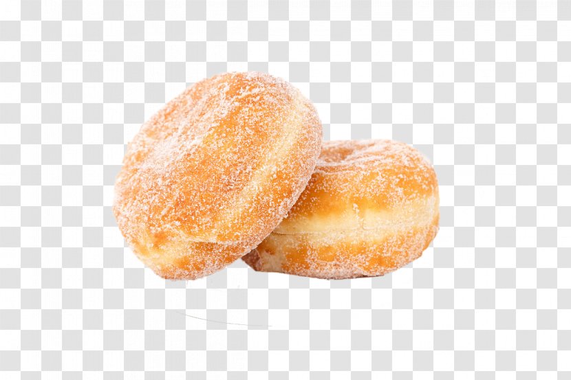 Doughnut Bun Food Pastry Bread - Malasada - Small Cake Transparent PNG