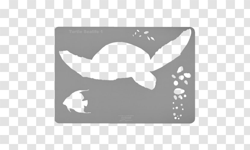 Marine Mammal White Stencil .cf Fish - Wing - Tartar Transparent PNG