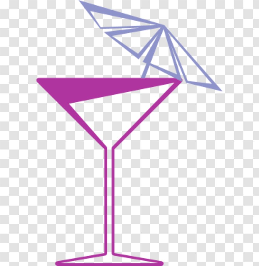 Martini Cocktail Glass Clip Art - Triangle - Champagne Bottle Clipart Transparent PNG