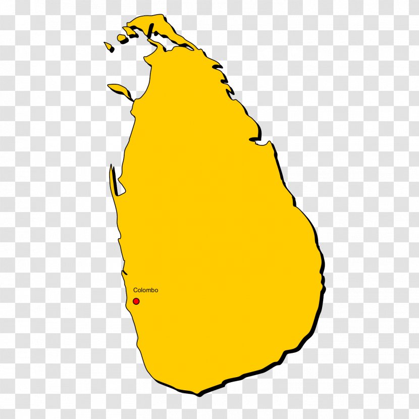 Sri Lanka Mapa Polityczna Physische Karte Clip Art - Copyright - Map Transparent PNG