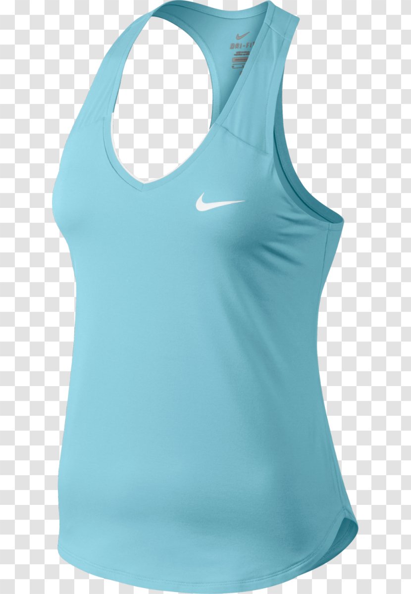 Sleeveless Shirt Nike Clothing Skirt - Active Tank Transparent PNG