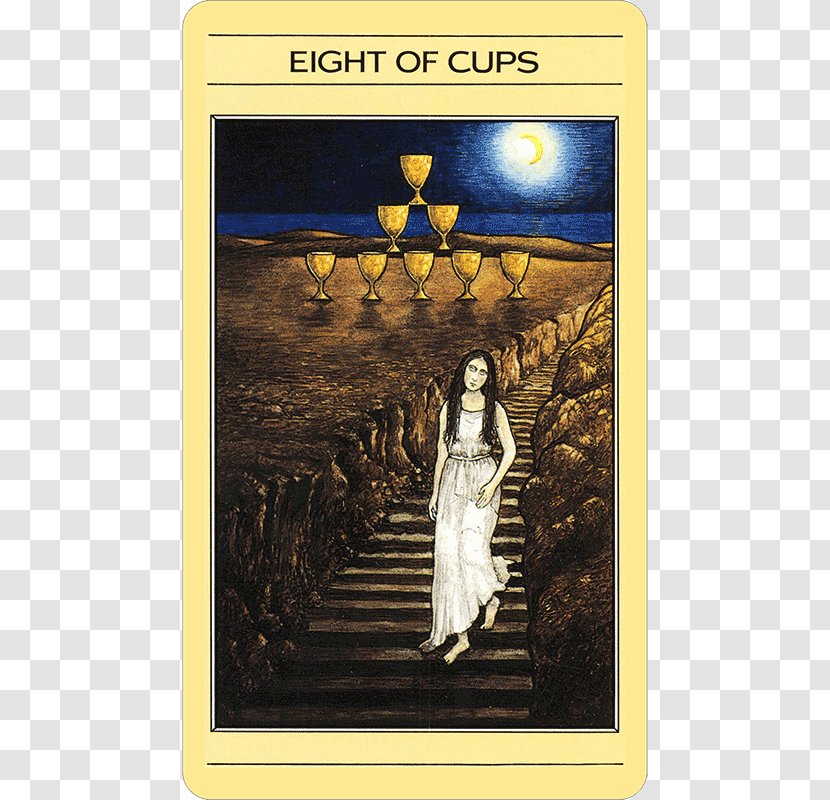 The Mythic Tarot: A New Approach To Tarot Cards Eight Of Cups Suit Queen - 10 Transparent PNG
