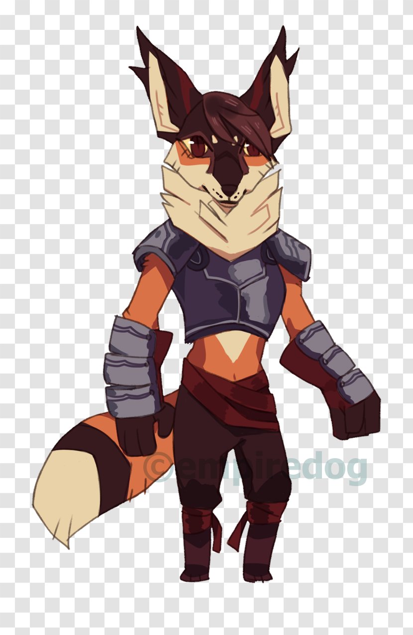 Armour Character Animated Cartoon - Watercolor - Small Fox Transparent PNG
