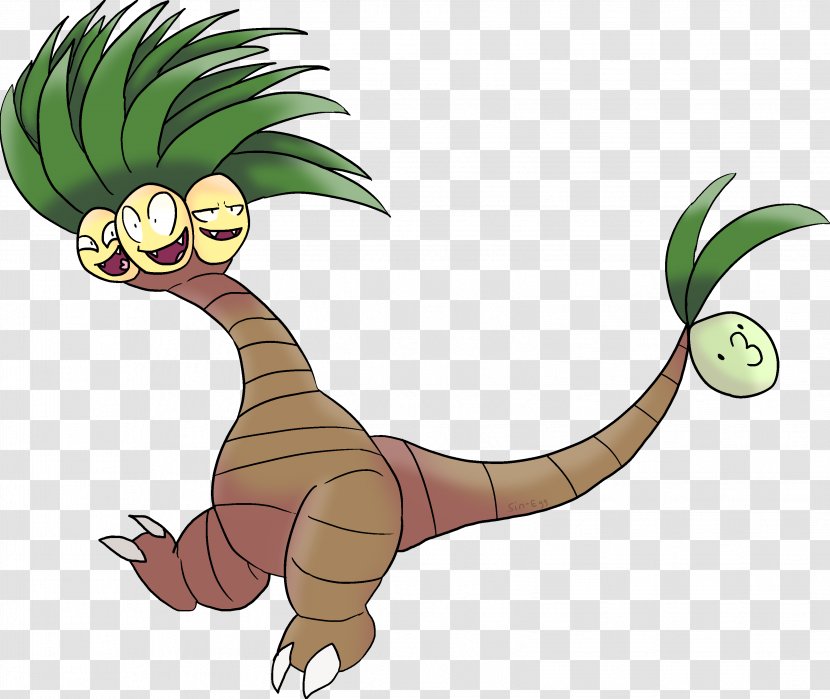 Exeggutor Alola Exeggcute Pokémon Sun And Moon Clip Art - Mythical Creature - Pokemon Transparent PNG