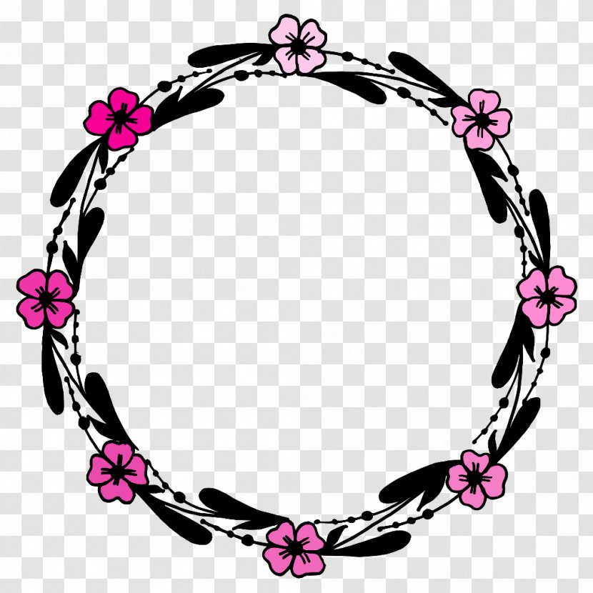 Clip Art Vector Graphics Photography Drawing - Sticker - Flower Circle Vine Transparent PNG
