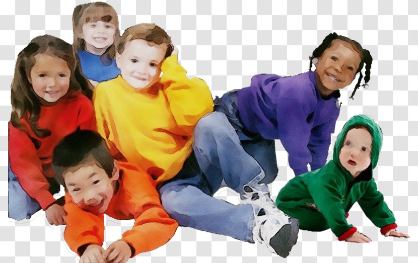 Group Of People Background - Toddler - Family Snow Transparent PNG