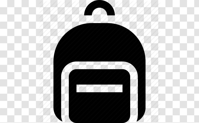 Backpack Bag - Black - Vector Drawing School Transparent PNG