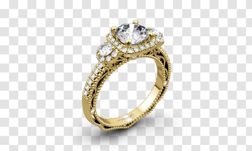 Engagement Ring Wedding Halo 3 Brilliant - Gemstone Transparent PNG
