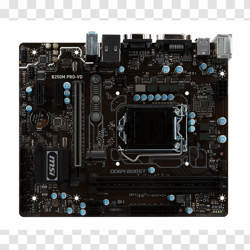 LGA 1151 MSI H270 GAMING PRO CARBON Motherboard MicroATX - Pci Express - Lga 1156 Transparent PNG