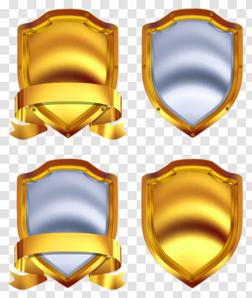 Gold Shield Stock Photography Metal Royalty-free - Variety Golden Transparent PNG