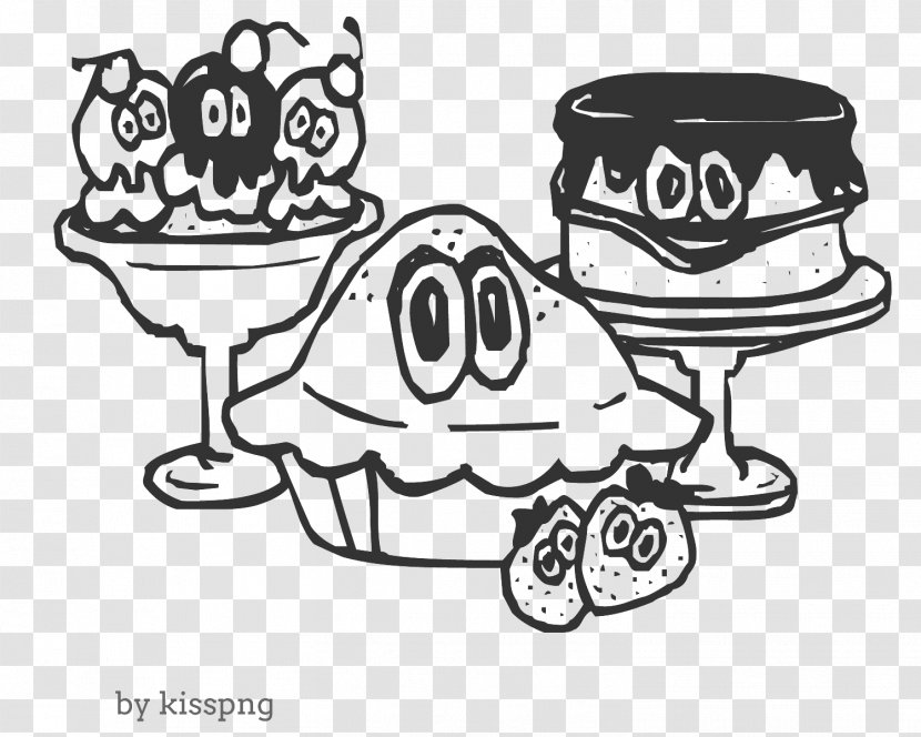 Dessert, Cake, Ice Cream, Food - Dessert - Cartoon Transpare Transparent PNG