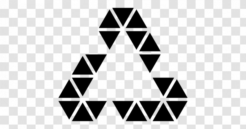 Triangle Hexagon Shape Geometry - Black Transparent PNG