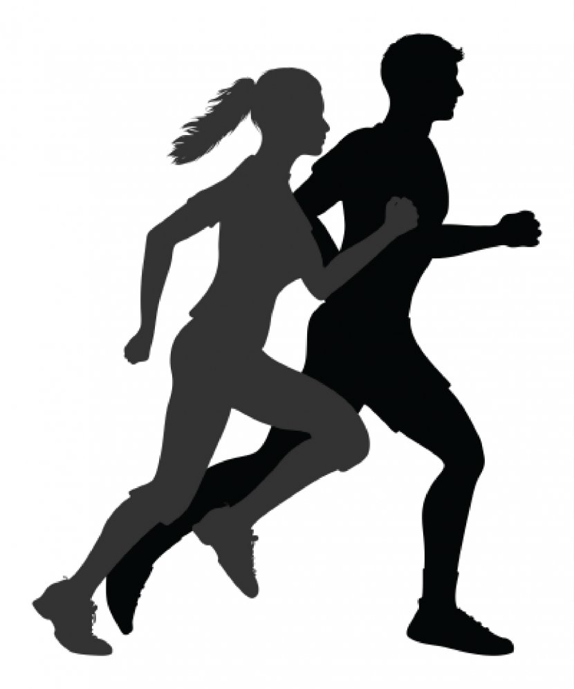 Running Silhouette Jogging Clip Art - Sports - Man Transparent PNG
