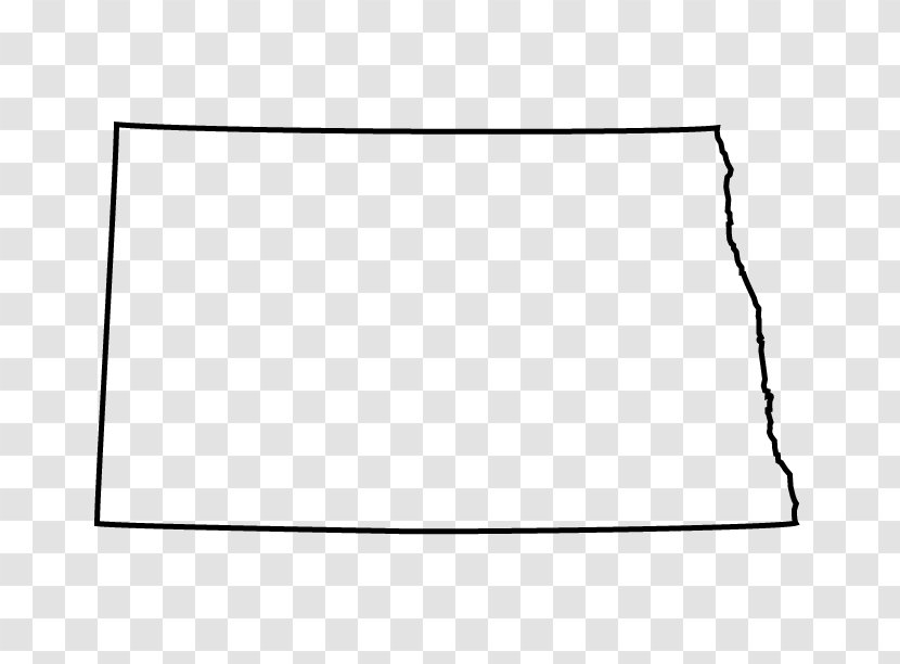 North Dakota South Blank Map Clip Art - Activity Transparent PNG