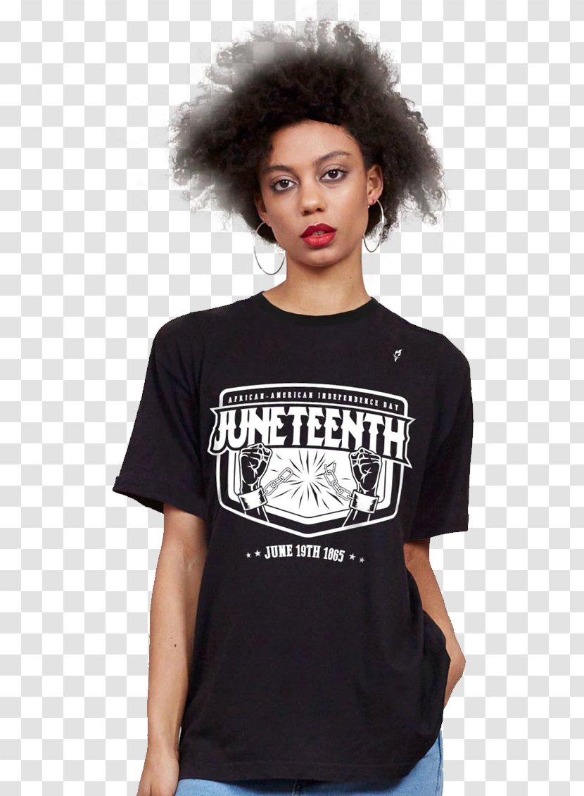 T-shirt Juneteenth Holiday African American Sleeve - Joint Transparent PNG