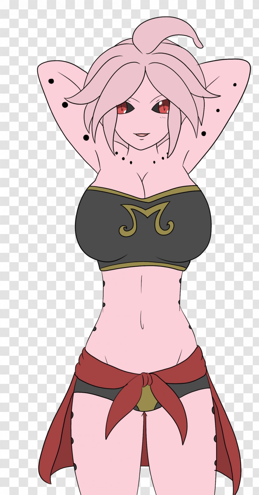 Majin Buu Dragon Ball Xenoverse Female Saiyan - Cartoon - Hotpants Transparent PNG