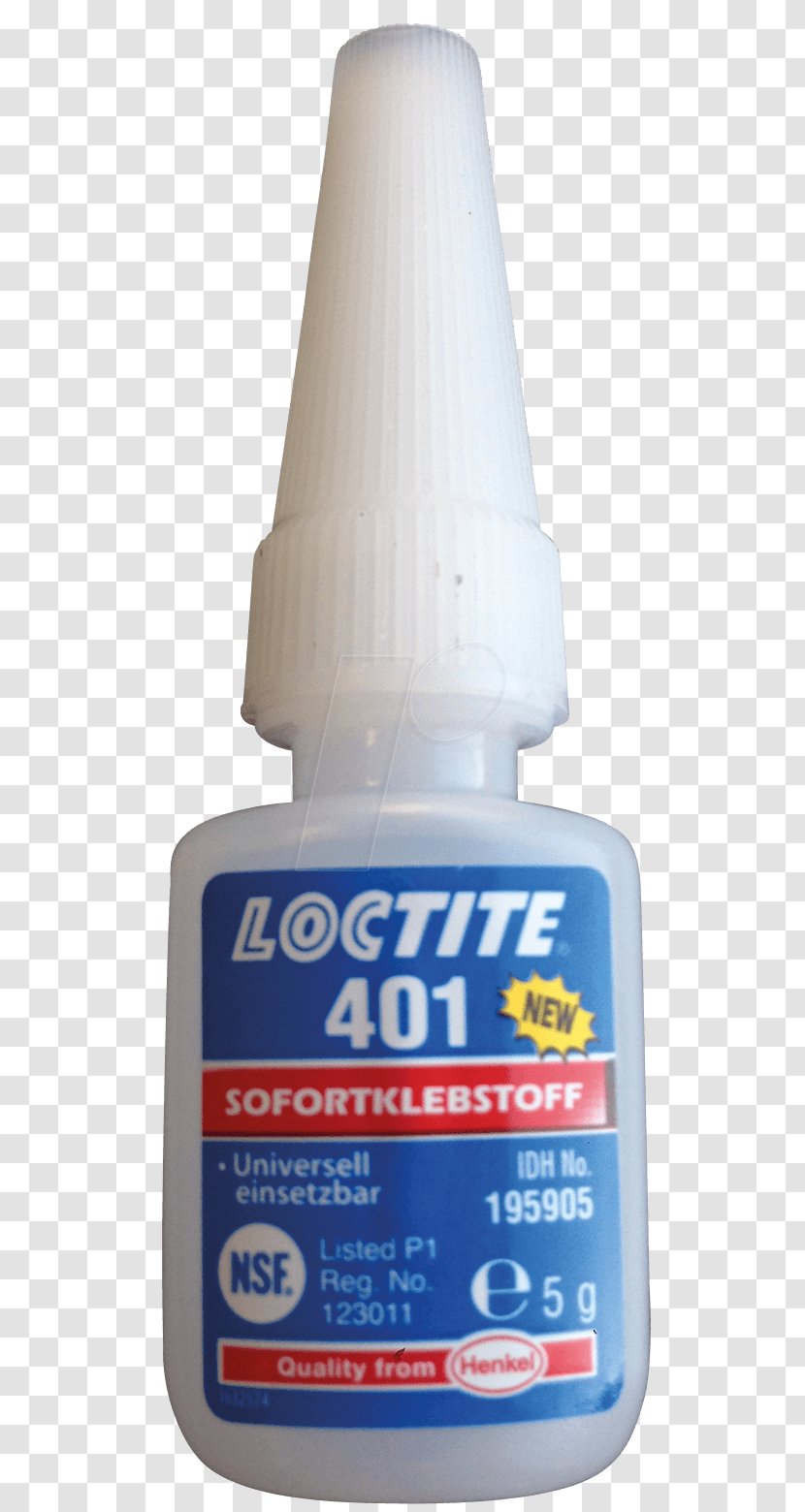 Loctite Cyanoacrylate Adhesive Henkel 5G - Gram - Grátis Transparent PNG
