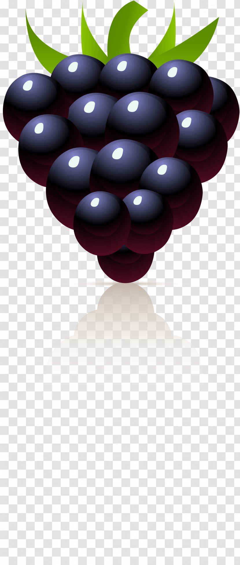 Grape BlackBerry Natural Foods Superfood - Vitis Transparent PNG