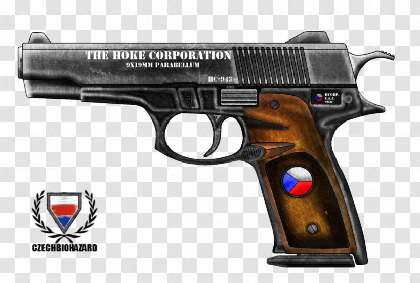 Pistol Firearm Air Gun Pneumatic Weapon - Cartoon Transparent PNG