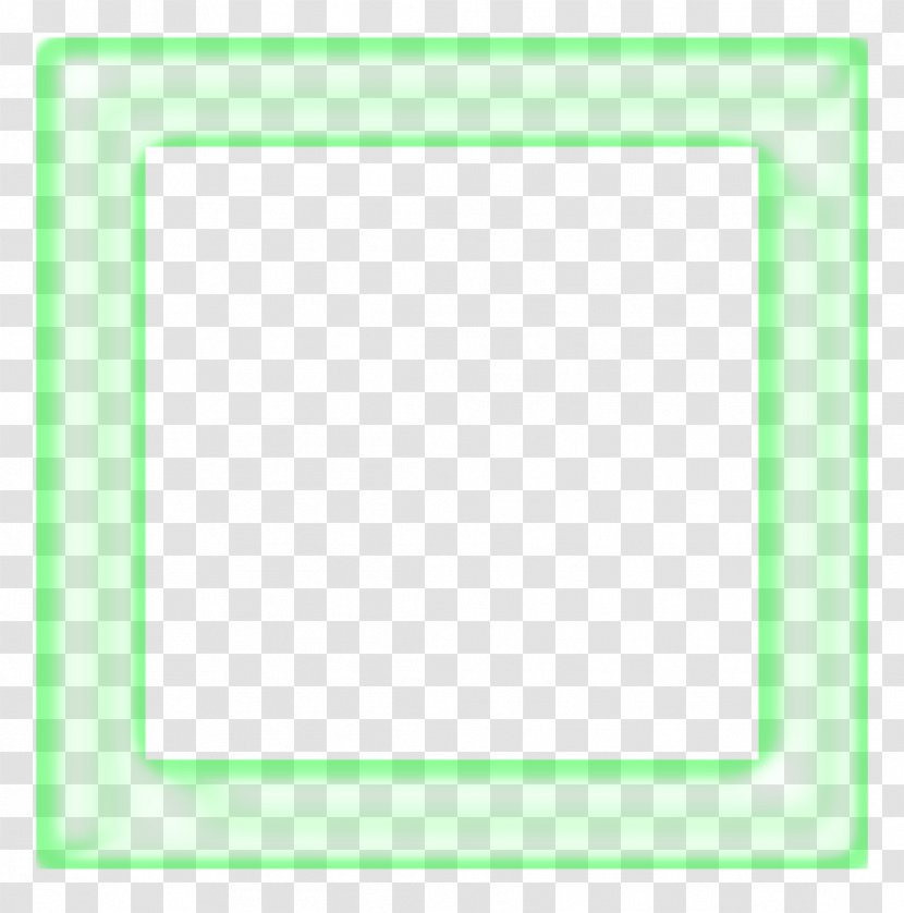 Picture Frames Line Green Angle Pattern - Rectangle Transparent PNG