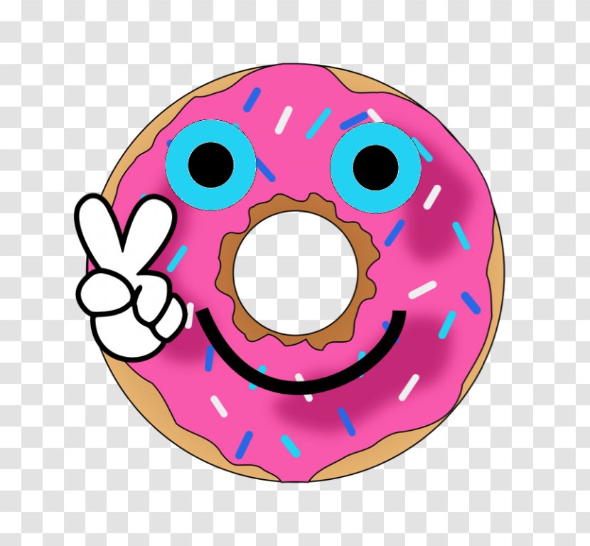Donuts Clip Art Coffee And Doughnuts Breakfast - Cute Animals Eating Donut Transparent PNG
