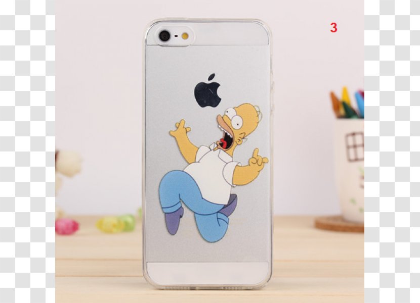 Smartphone IPhone 6 5 4S Homer Simpson - Iphone 5s Transparent PNG