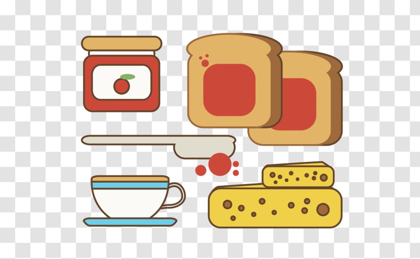 Breakfast Tea Clip Art Meal Bread Transparent PNG