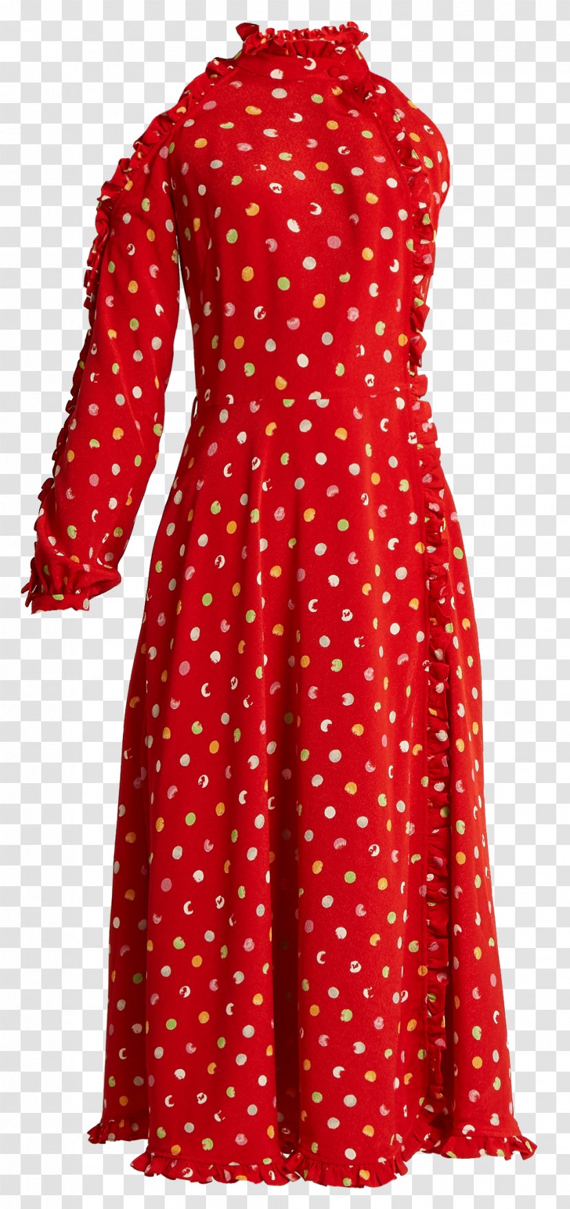 Polka Dot Dress Clothing Slip Prom - Crepe Transparent PNG