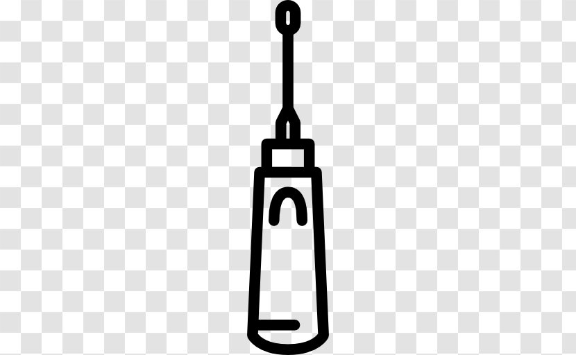 Dentist Tools - Black And White - Mouth Transparent PNG