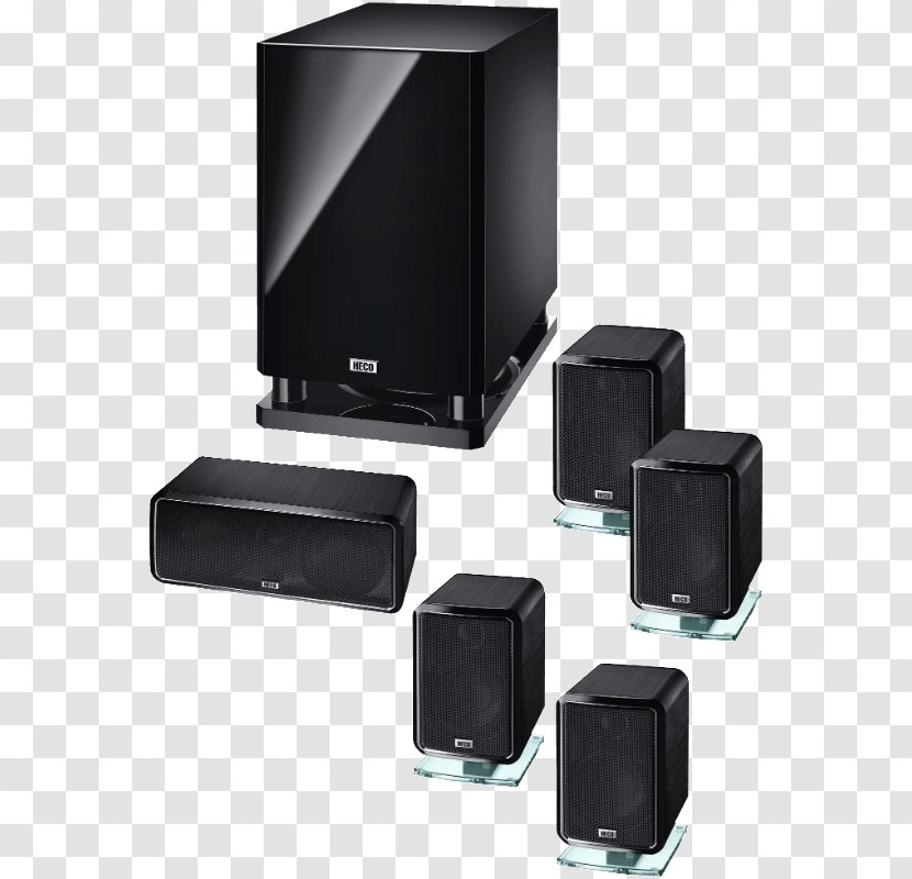 5.1 Surround Sound Home Theater Systems Loudspeaker Heco Ambient 5.1A - Speaker - Hi-fi Transparent PNG