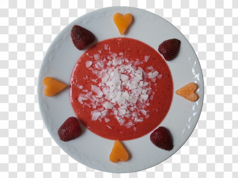 Breakfast Smoothie Milkshake Food Fruit - Dishware - Strawberry Pudding Transparent PNG