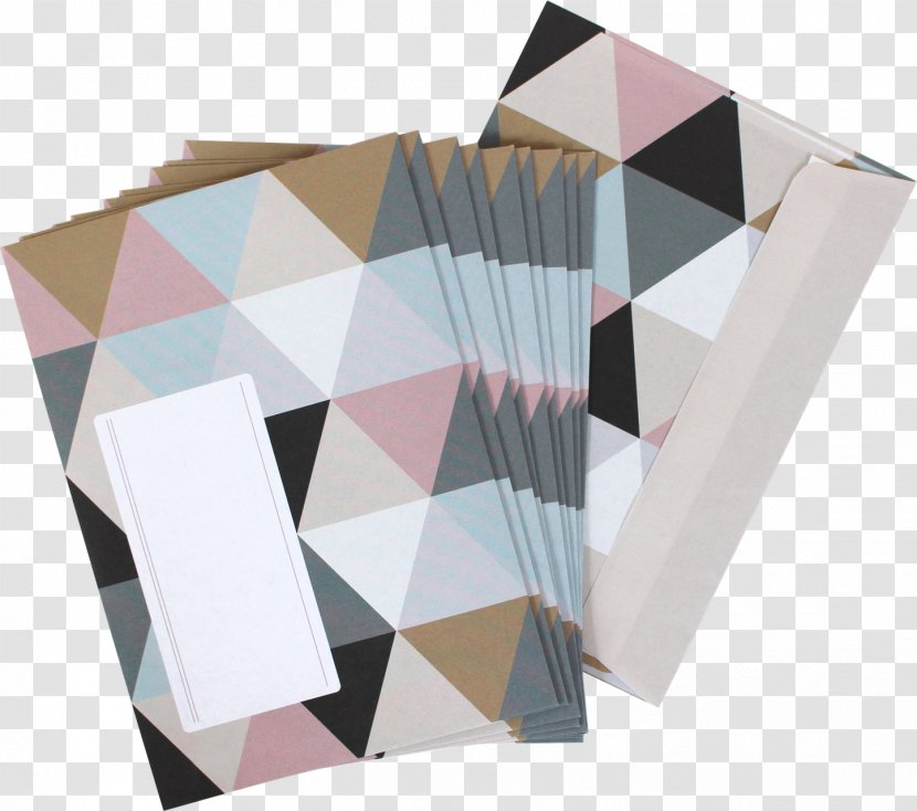 Ava&yves GmbH Paper Envelope Askartelu Triangle - Pink Transparent PNG