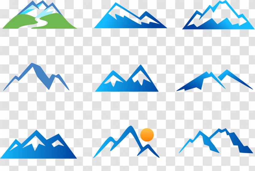 Mountain Euclidean Vector Icon - Symmetry - Sunrise Transparent PNG