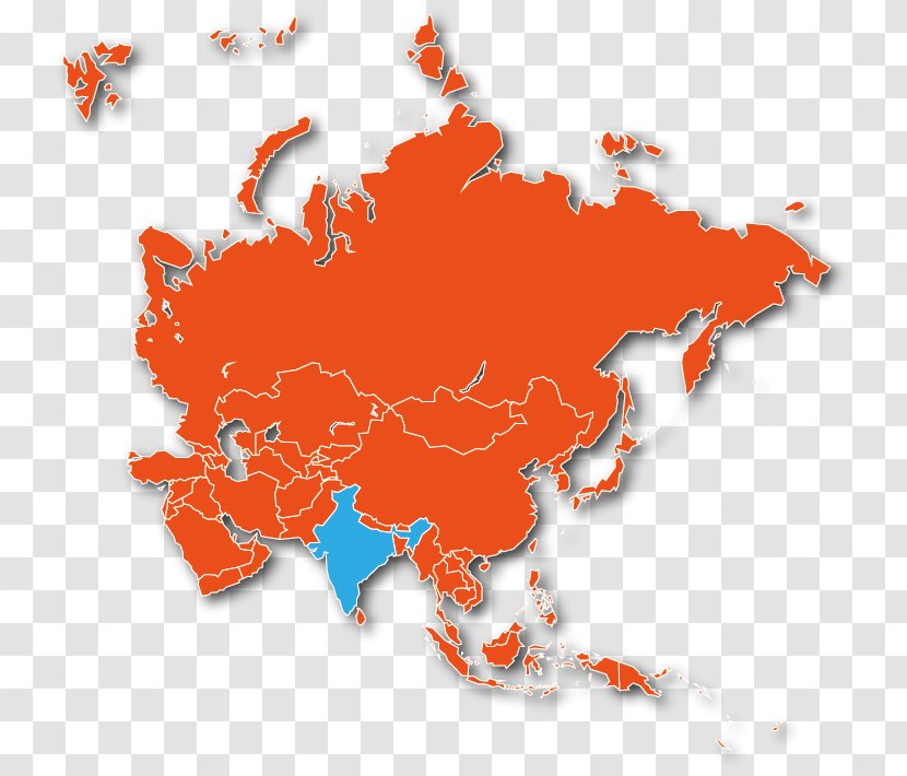 World Map Globe - Orange Transparent PNG