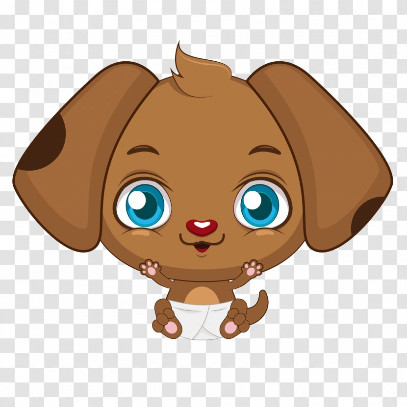 Puppy Dog Cuteness Illustration - Vector Baby Transparent PNG