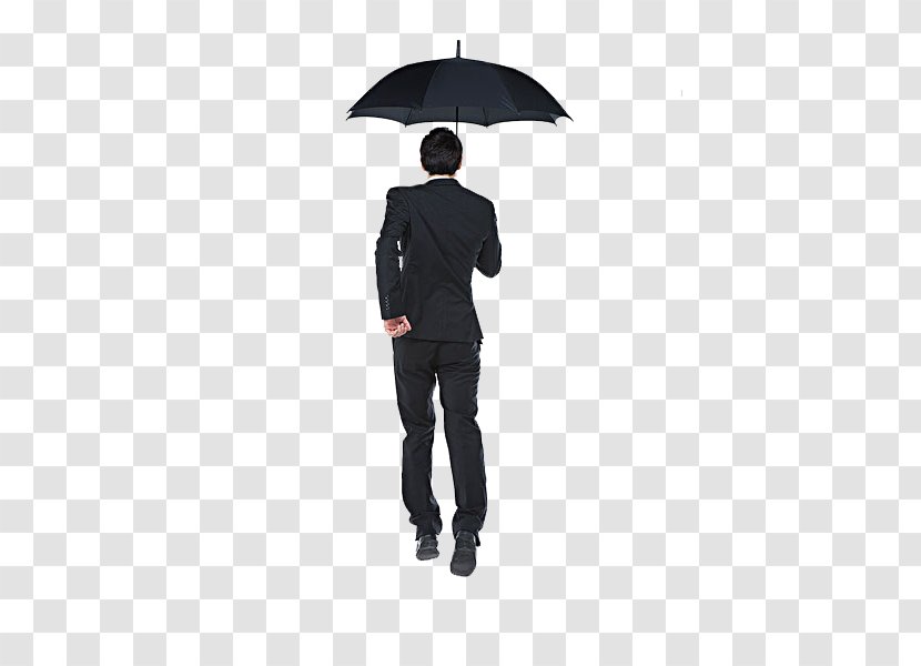 Umbrella Cartoon - Outerwear - The Man Transparent PNG