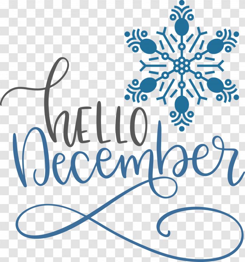 Hello December Winter December Transparent PNG