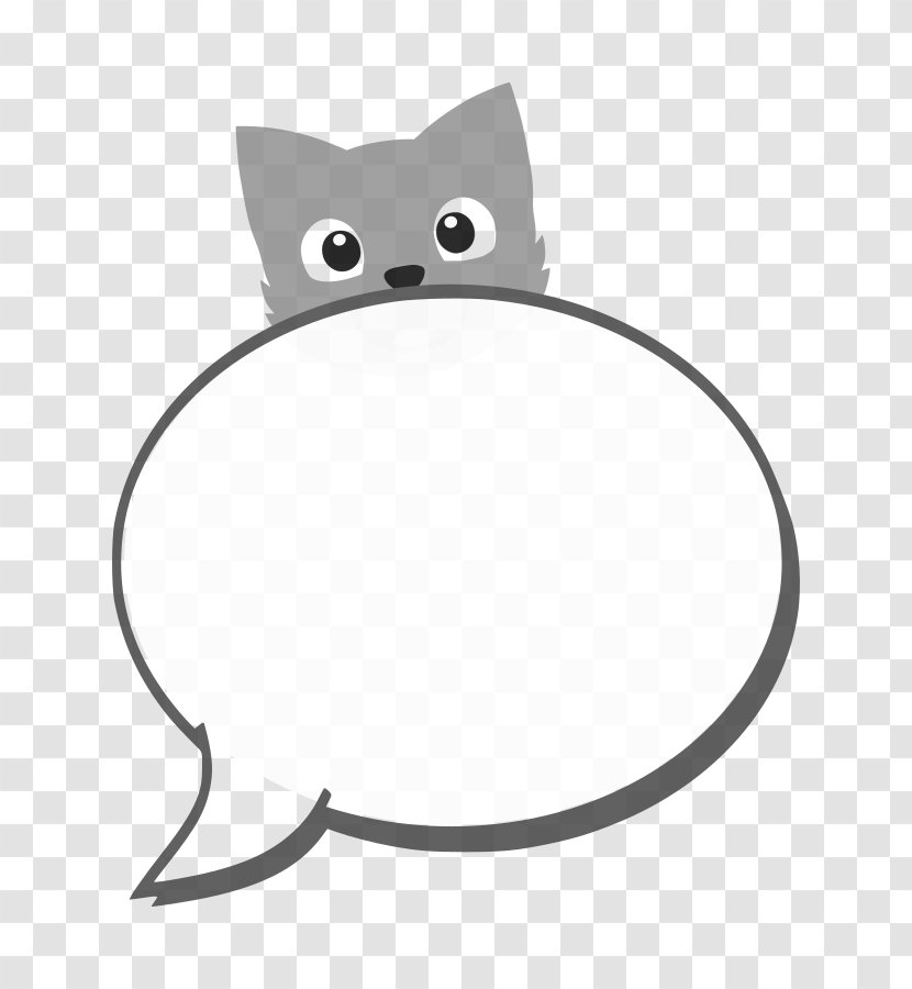 Speech Balloon Whiskers Drawing Clip Art - Cat Like Mammal - 母親節 Transparent PNG