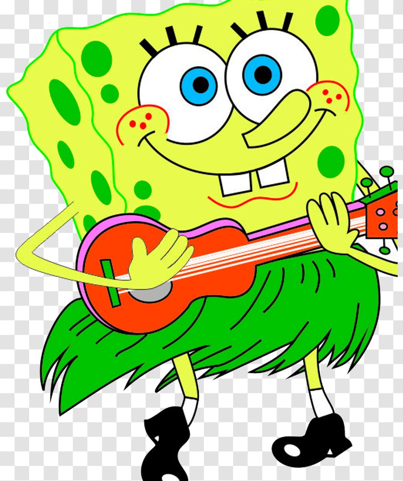 Patrick Star T-shirt Hula Cartoon - Yellow - Sponge Baby Dance Transparent PNG